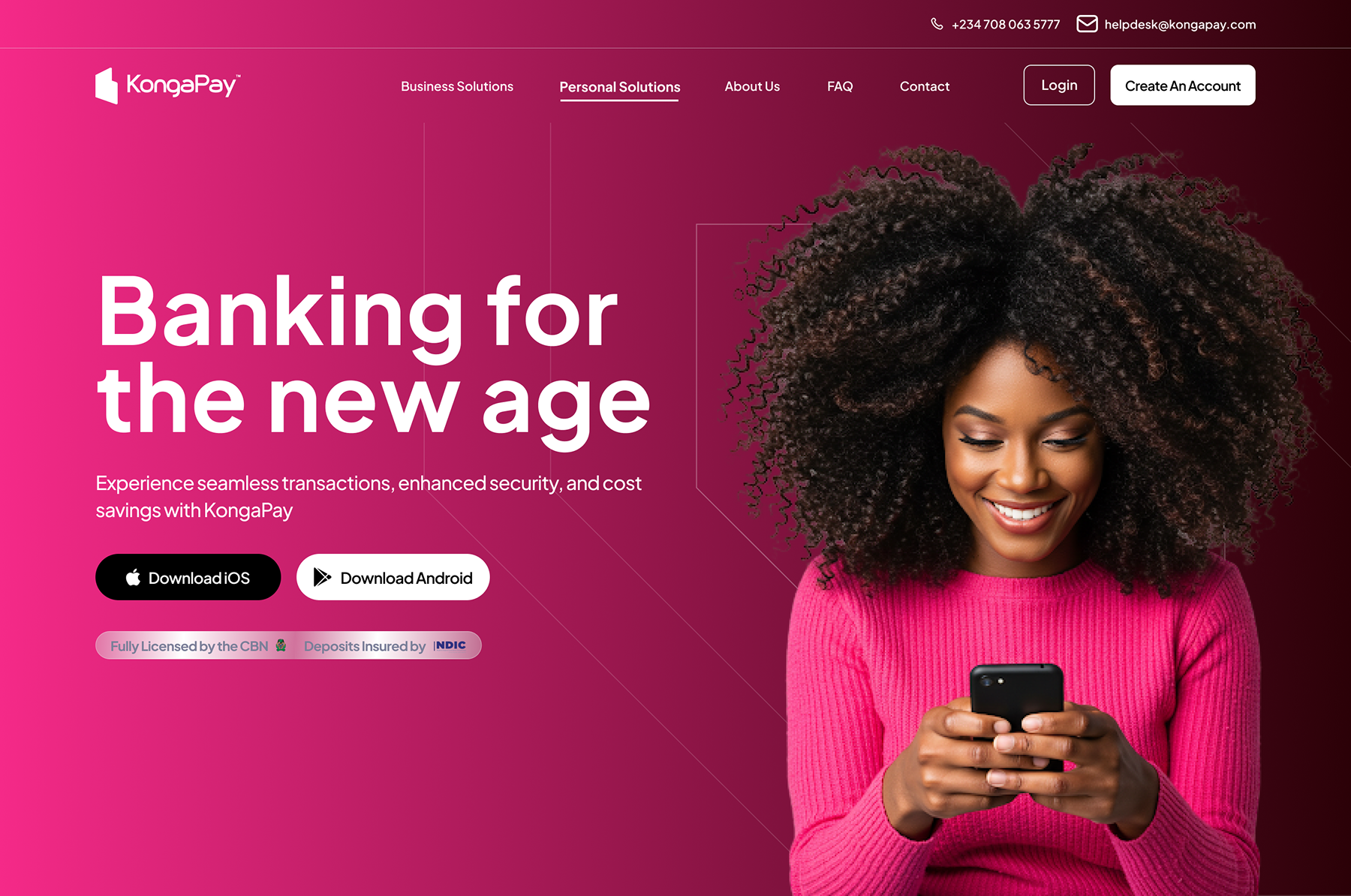 KongaPay website